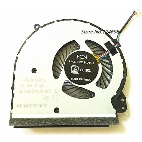 Original New laptop CPU Cooling fan for HP 17-X 17-BS 17-Y 17-E 17-bs061st TPN-M121 DFS200505050T 926724-001
