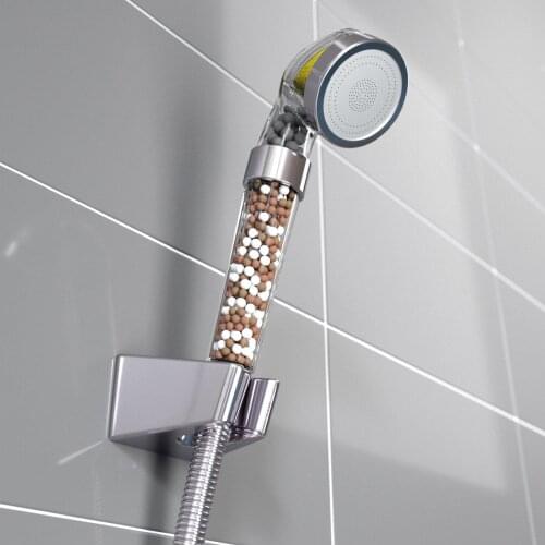 Premium Filtered Shower Head Vitamin C Showering Bathing Lemon Scent Handheld Sprayer High Pressure Water Saving Showerheads