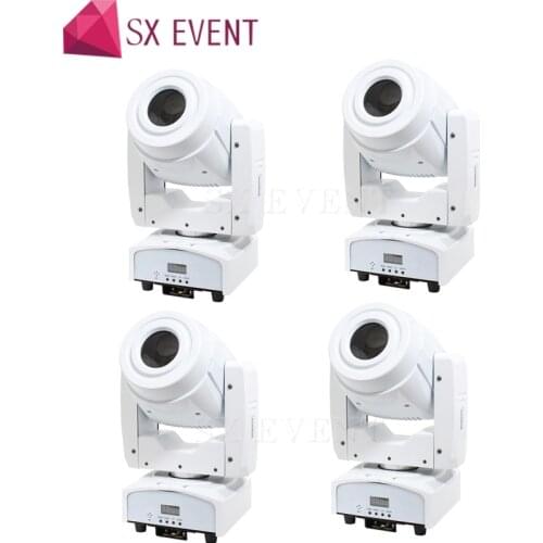 Powerful 80W white LED Spot Moving Head Light LED Gobo Lyre Moving Head Light with Rotation Gobo Function for DJ Disco Stage