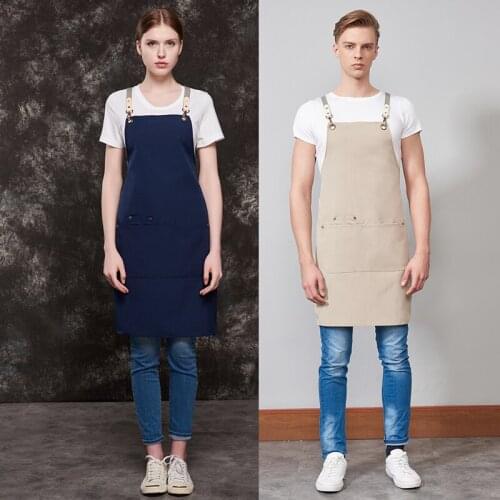 Canvas strap apron custom logo printing