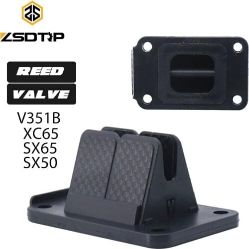 ZSDTRP Carbon Fiber Reed Valve For KTM XC65 SX65 SX50 Motorcycle Reed Valve For VForce3 V351B