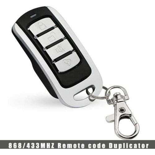 Universal 868/433MHZ Wireless 4 Keys Copy Cloning Garage Door Remote Control Code Duplicator Clone Key Gate Car Opener Learning