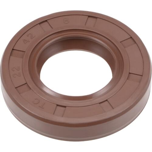 Uxcell Oil Seal 22mm Inner Dia 42mm OD 8mm Thick Fluorine Rubber Double Lip Seals