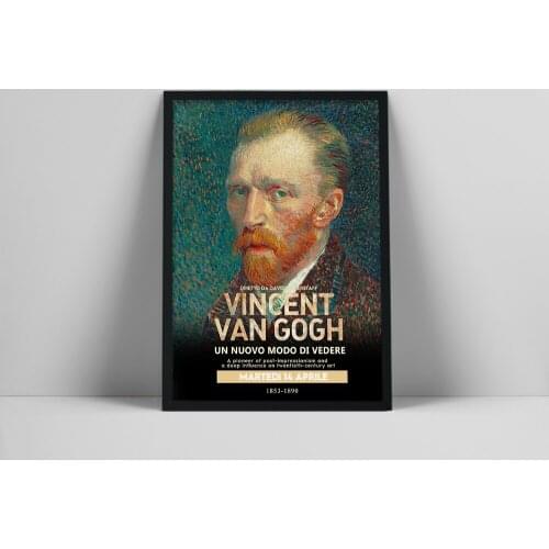 World Famous Van Gogh Self-portrait Painting Canvas Art Prints and Posters Wall Home Decor Living Room Gallery Gift