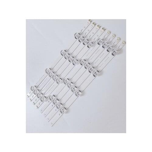 10set=80pcs LED strip For LG 40LF6350 40LF630V 40LF6300 40LH5300 40LH5700 40LX560H 40LF570V 40LF631V SVL400 6916L-0885A 0884A