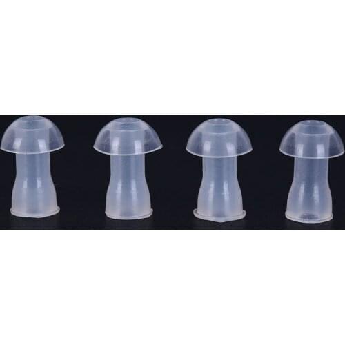 4PCS ( Choose from three size 15 mm, 10 mm, 6mm ) Ear tips Hearing Aid Domes Ear Plugs for Hearing aids