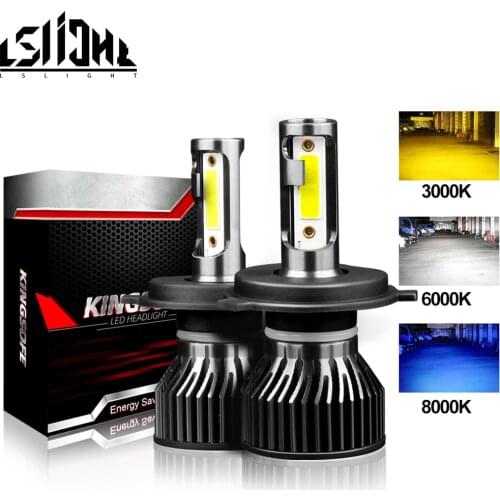 LSlight 9008 H13 LED Headlight Bulbs HI/LO H4 9004 9007 6000K Car Headlamps H1 H3 H7 H11 9005 9006 9012 Auto Fog Light MINI Lamp