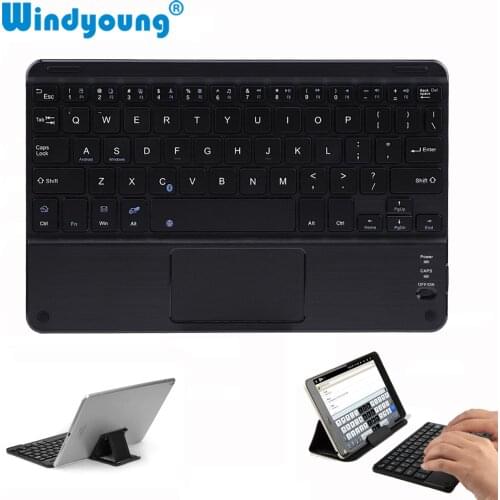 Touch Wireless Bluetooth Keyboard For Android Tablet PC Laptop Universal Portable Mini Wireless Bluetooth Keyboard With Touchpad