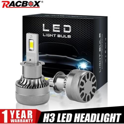 CSP Car Headlight H3 6000K White H1 H3 H4 H7 LED Bulbs H8 H9 H11 9005 9006 HB3 HB4 9012 Auto Fog Light