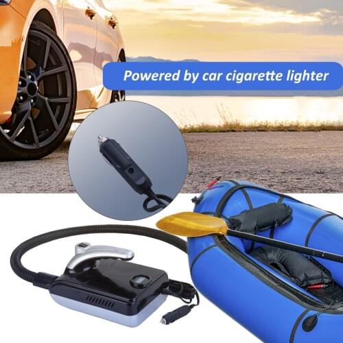 Electric SUP Air Pump 12 Volt Quick Air Inflator with Digital Display for Inflatable SUP Stand Up Paddle Board Boat