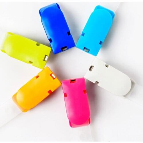 12 Pcs/lot Candy Clips for ID Card Holder, 360 Degree Rotation ABS Badge Reel Name Badge Clips,Badge Holder & Accessories
