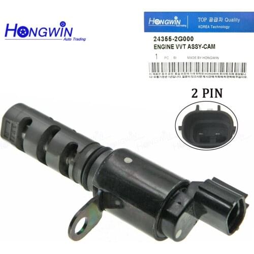 24355-2G000 Oil Flow Control Valve VVT Variable Timing Solenoid Fit Hyundai Sonata Kia SPORTAGE 2.0L 2.4L 24355-25000/2435525000