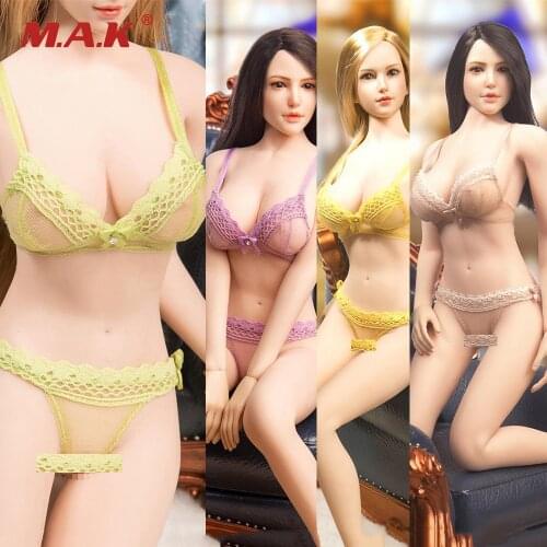 MCC033 1/6 Girls lace underwear suit swimsuit Underwear Panty Set Fit 12" TBLeague large bust Body