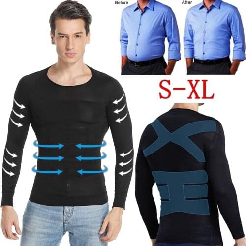 Mens Shapewear Belly Control Man Slimming Body Shapers Modeling Underwear Waist Trainer Corrective Posture Slimming Vest Corset