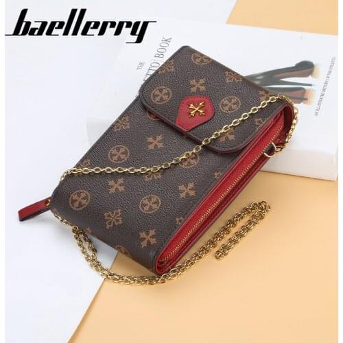 Baellerry Messenger Womens Wallet Handbag Small Purse Lady Phone Bag Wristlet Wallets Clutch Shoulder Straps Bag Women Purse