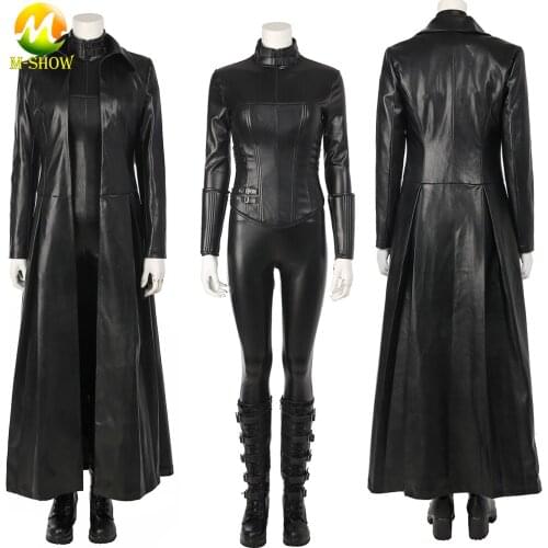 Underworld Blood Wars Cosplay Selene Costume Luxious Faux Leather Jacket Jumpsuit Vampire Selene Outfit for Halloween Party