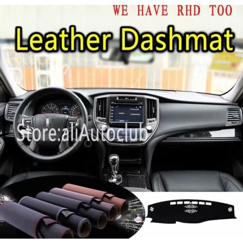 For Toyota Crown S210 2012 2014 2015 2016 2017 2018 Leather Dashmat Dashboard Cover Dash Mat SunShade Carpet Custom Car Styling