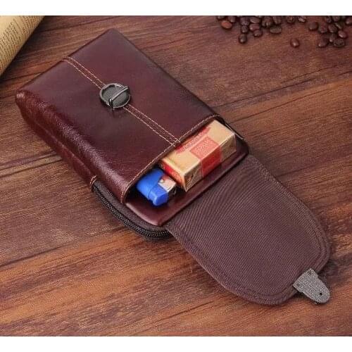 Belt Clip Man Genuine Cow Leather Mobile Phone Case Pouch For Coolpad Cool S1,Oppo R9s/F1S/A37/F1/F1 Plus/R9/R7 lite/R7 Plus/R7s