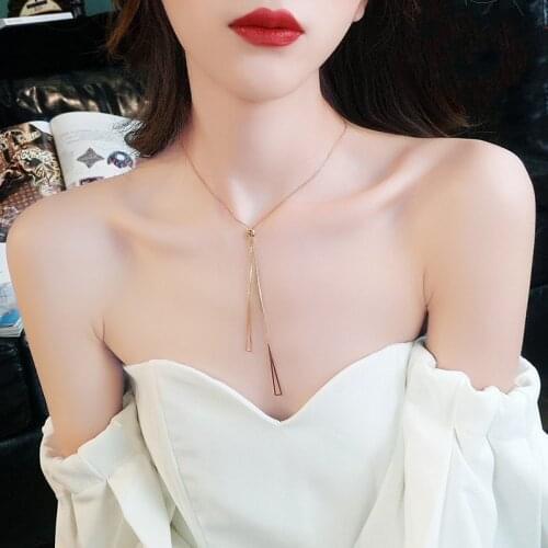 New Rose Gold Pendant Necklaces For Women Choker Necklaces 2021 Trend Fashion Words Jewelry Party Gift Fashion Jewelry Gift