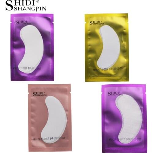 100 pairs/Lot Patches for Eyelash Extension Eyelashes Patches Under Eye Pads Tips Sticker Wraps Paper False Eyelash Makeup Tools