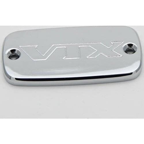 Front Billet Brake Master Cylinder Fluid Reservoir Cover Oil Cap For HONDA VTX 1800 VTX1800 2002-2011