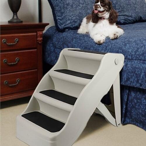 Foldable dog stair stairs Teddy small pet ladder cat and dog bed sofa foldable small ladder Ladder