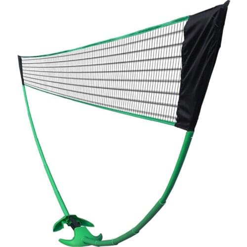 GW-00021 Badminton Net Rack Support Stand Set Outdoor Sports Ground Grass Lawn Portable Folding Mobile Shuttlecock Network Suit