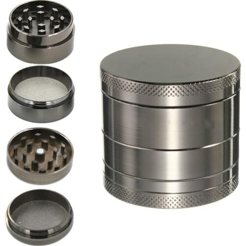 4 Layer Zinc Alloy Herb Grinder 40mm Herb Spice Grass Weed Tobacco Smoke Grinders for Men Smoking Accessories SCIE999