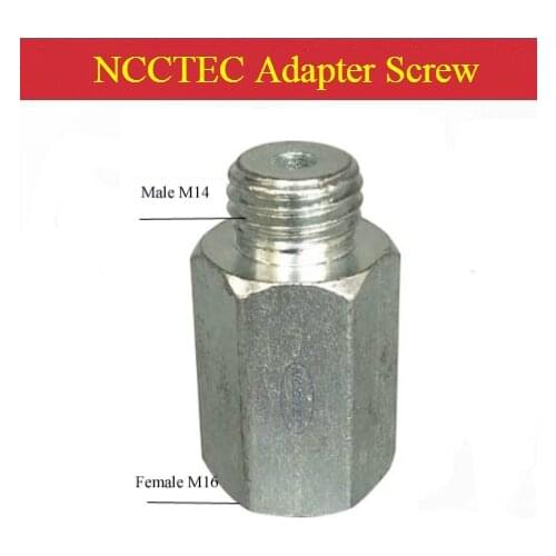 NCCTEC Adaptor adapter screw thread M14 male External thread-M16 female Internal thread Reducer for Angle Grinders polishers