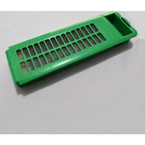 Green color washing machine filter case 19.5X6.5cm