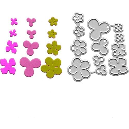 Flower Metal Cutting Dies Scrapbooking Embossing Folders for Card Making Craft Stencil Slimline Dies
