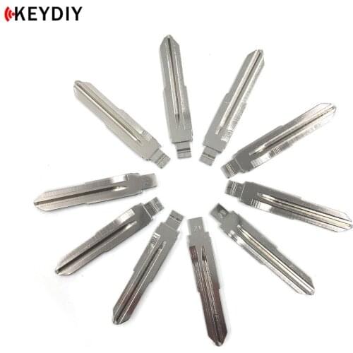 KEYDIY 10 Pcs/lot Metal Blank Uncut FlipKD/JMD/VVDI Remote Replacement Key Blade 21# for Toyota
