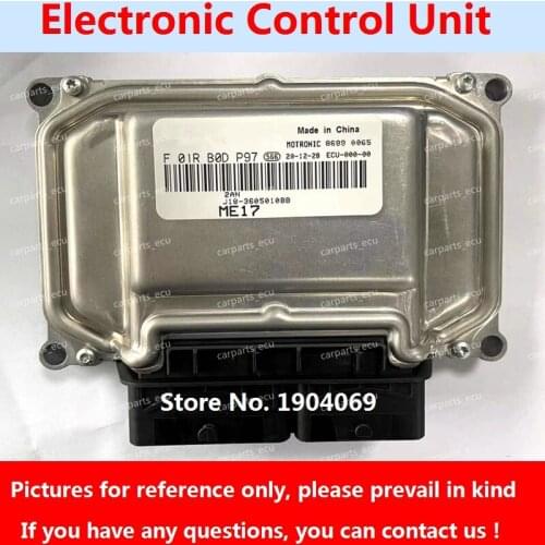 Engine Computer Board F01R00DDV4 T21-3605010AQ F01RB0DDV4 ME17 ECU F01RB0DP97 F01R00DP97 J18-3605010BB For Chery Tiggo Car