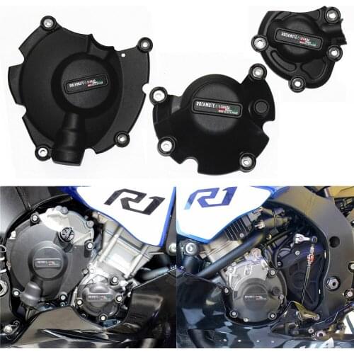 Motorcycle Engine Gear Box Full Cover Crash Protector Slider Pad For Yamaha YZF-R1 YZF-R1M YZF R1 R1M 2015-2020