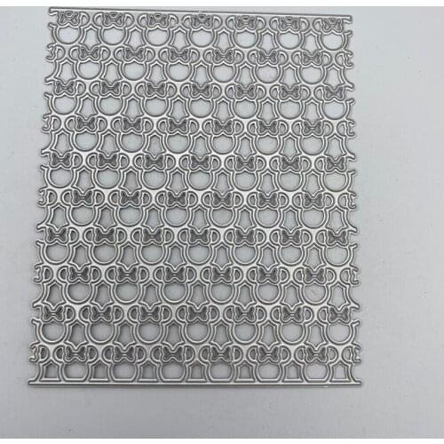 Metal Cutting Die Grid Head 2 Embossed Paper Card Album Craft Template Stencil Dies