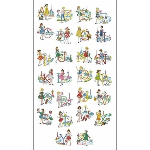 22/25ct Cross Stitch Kit Package Greeting Needlework Counted Cross-Stitching Kits New Style Counted Cross stich