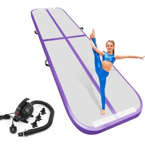 Free Shipping 2m 3m 4m Inflatable Gymnastic Mattress Gym Tumble Air Track Floor Tumbling Air Track Mat For Adult or Child