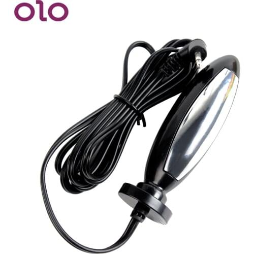 OLO Electric Shock Anal Vaginal Plug Butt Plug Masturbation Erotic Medical Themed Toys Sex Toys For Men Women
