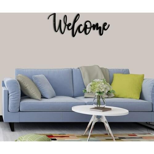 Welcome Metal wall decoration, metal wall decoration, metal wall hanging, office wall decoration, metal wall decoration