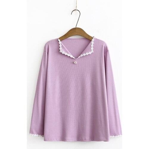 Plus Size XL-4XL Womens Long Sleeved Tshirts Solid Casual Muslim Tops Fashion Classic Shirts