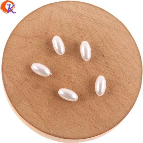 Cordial Design 400Pcs 8*14MM Acrylic Beads/Earring Findings/Jewelry Accessories/Imitation Pearl Bead/Hand Made/DIY Beads Making