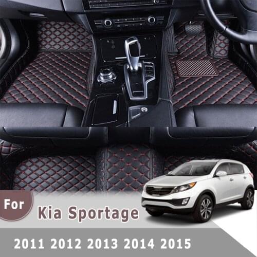 Car Floor Mat For Kia Sportage 2015 2014 2013 2012 2011 Right Hand Drive RHD Car Carpets Interior Accessories Decor