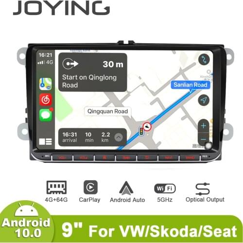 Android 10.0 head unit 9 inch Octa Core car radio 2 din 4GB RAM&64GB ROM GPS Navigation for VW passat b6 Rapid Golf Volkswagen