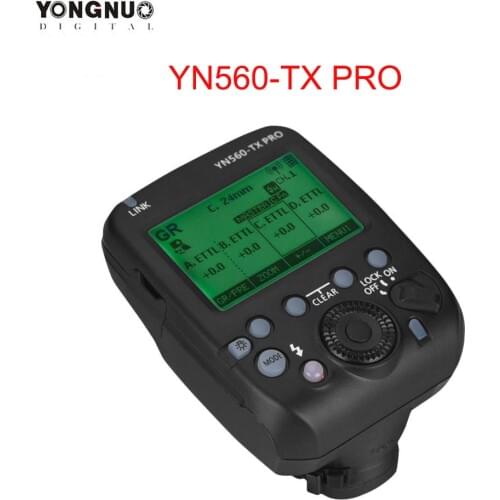 YONGNUO YN560-TX PRO 2.4G On-camera Flash Trigger Wireless Transmitter for Canon DSLR Camera YN862/YN968/YN200/YN560 Speedlite