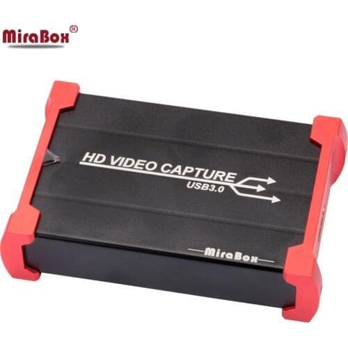 MiraBox Full HD USB3.0 1080P HDMI Video Capture Card Box standard for Windows/Linux/Mac HDMI Capture Dongle For USB UVC UAC