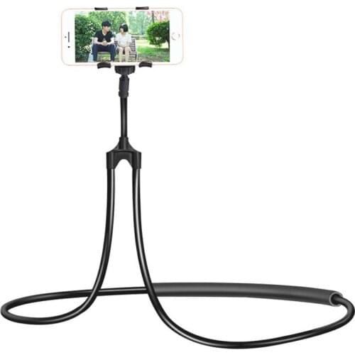 Lazy Neck Phone Holder Hanging Necklace Bracket Bed 360 Degree Phones Holder Stand For Samsung iPhone Xiaomi Huawei