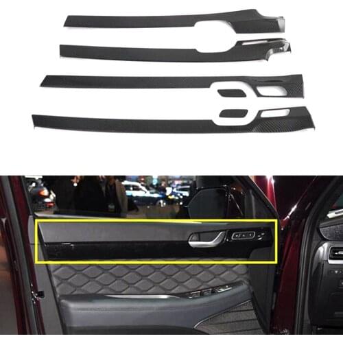 For Hyundai Palisade 2019 2020 Left Hand Drive Car Door Interior Handle Bowl Cover Trim ABS Car-Styling Moldings