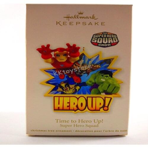 1PCS Hallmarkl Marvel superheroes Q iron man Hulk Wolverine Captain USA collection