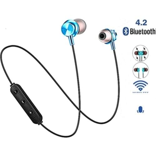 Magnetic Attraction Bluetooth Earphone Sport Headset for IPhone Samsung Xiaomi Auriculares Drop Shipping