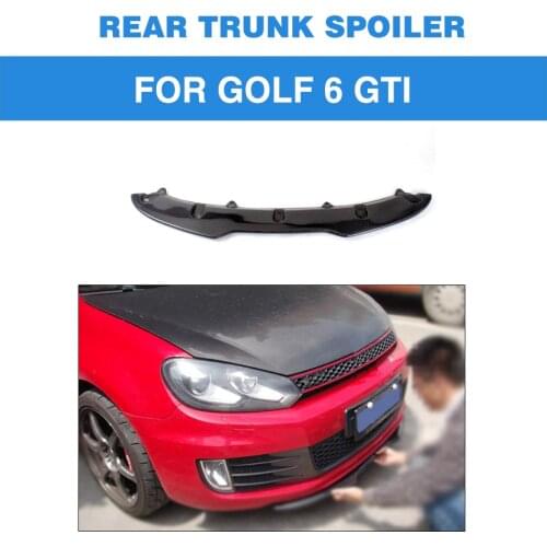 Carbon Fiber / FRP Racing Front Lip Spoiler Bumper Chin Splitters for Volkswagen VW Golf 6 VI MK6 GTI Only 2010 - 2013